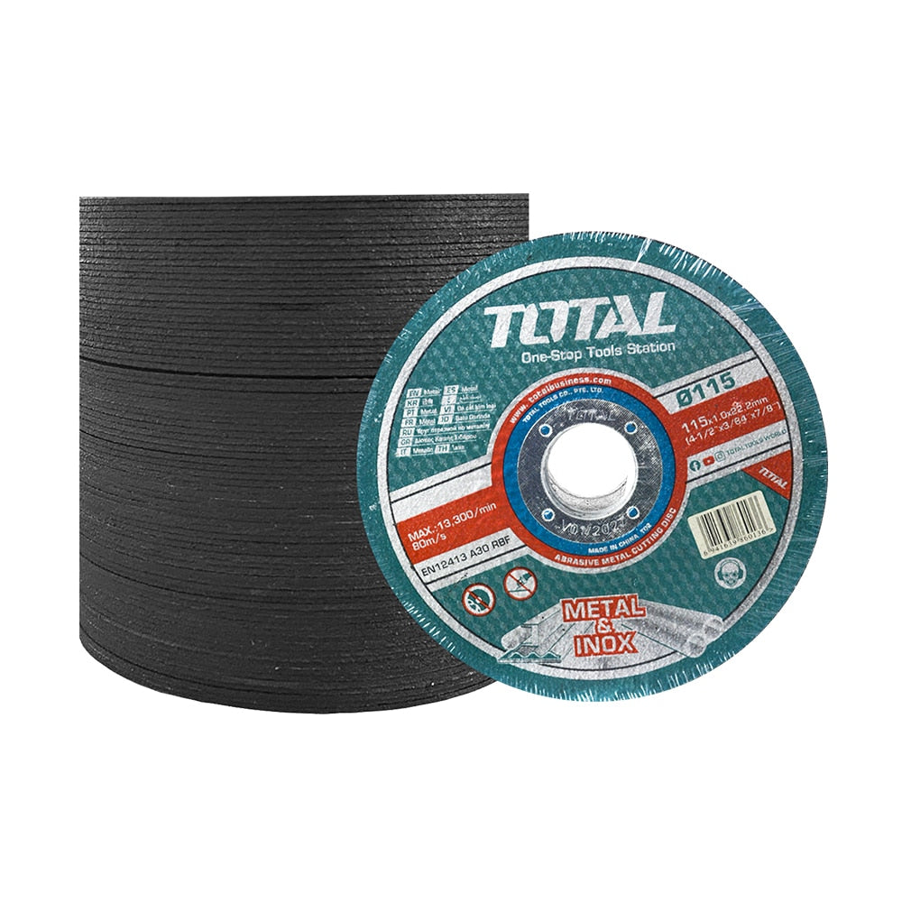 SET DISCOS ABRASIVO/CORTE P/METAL 115X1.0X22.2MM 100PZS ULTRA DELGADO