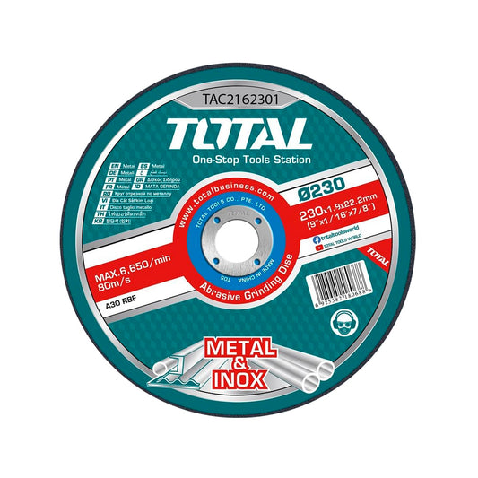 DISCO ABRASIVO/CORTE P/METAL 230X1.6X22.2MM PLANO