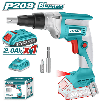 ATORNILLADOR DRYWALL P20S 20V 1/4 HEX 30NM 0-42000RPM 4.2MM 1X2.0AH INDUSTRIAL