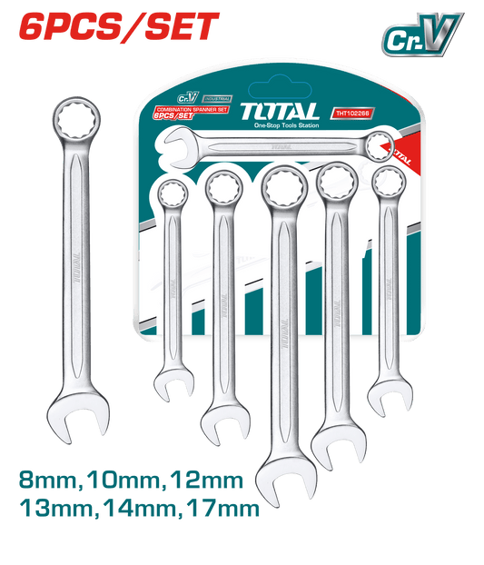 SET LLAVES COMBINACION 06PCS CR.V S. SELECT INDUSTRIAL