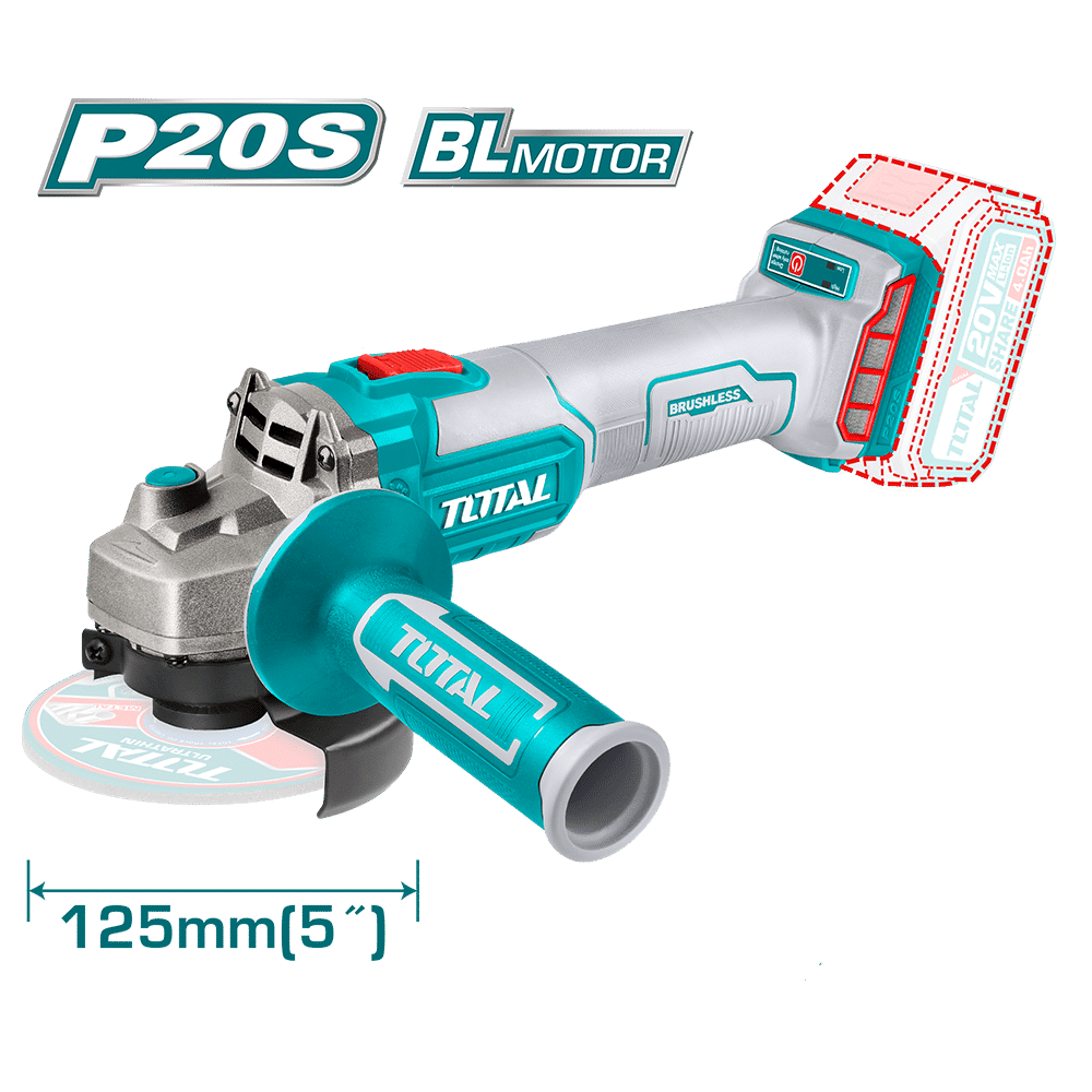 AMOLADORA 20V BL-MOTOR 3000/8500RPM 125MM M14 INDUSTRIAL