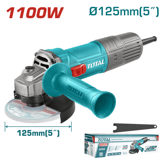 AMOLADORA ANGULAR 5" 1100W 12000RPM 125MM M14 INDUSTRIAL