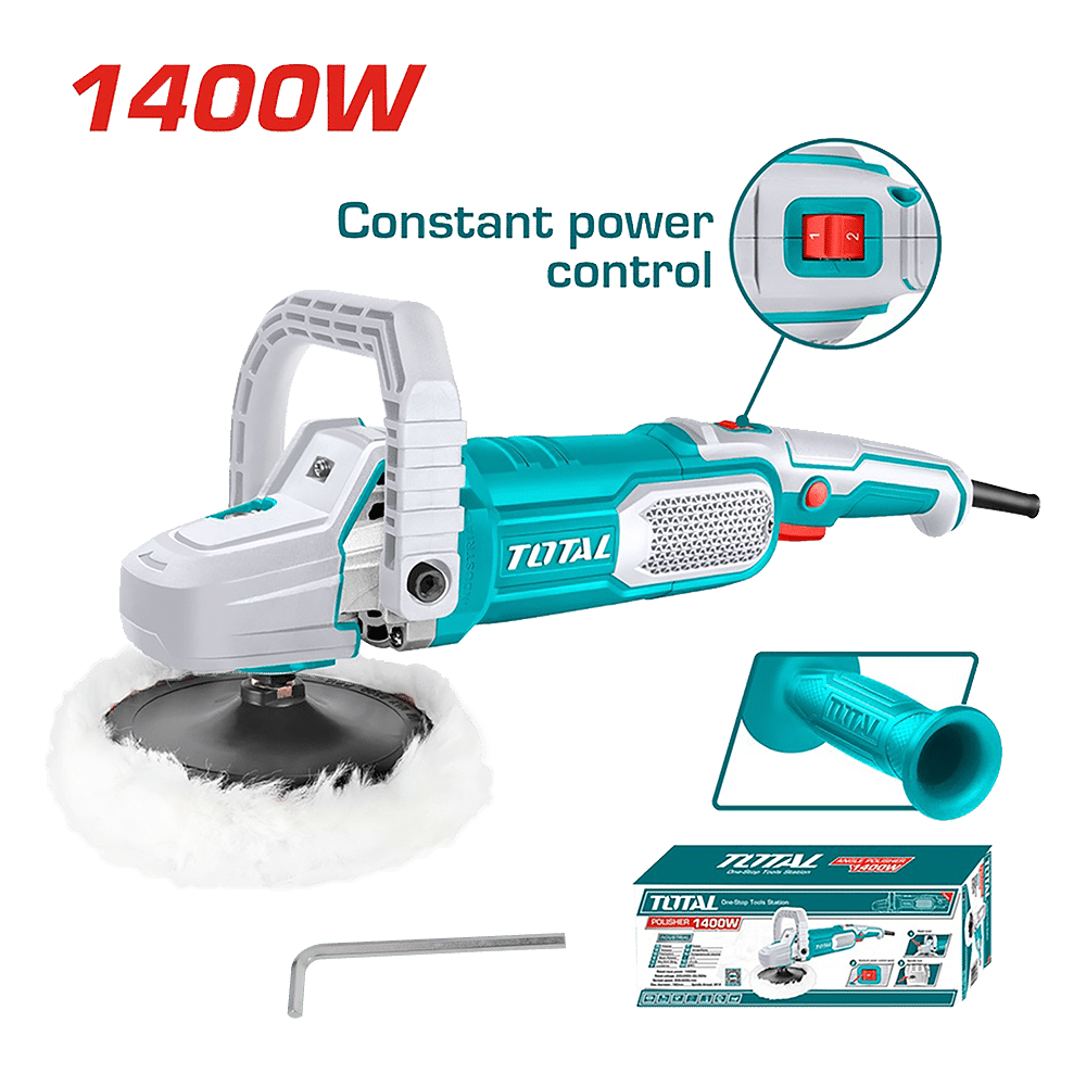 PULIDORA ANGULAR 1400W 600-3200RPM 180MM INDUSTRIAL