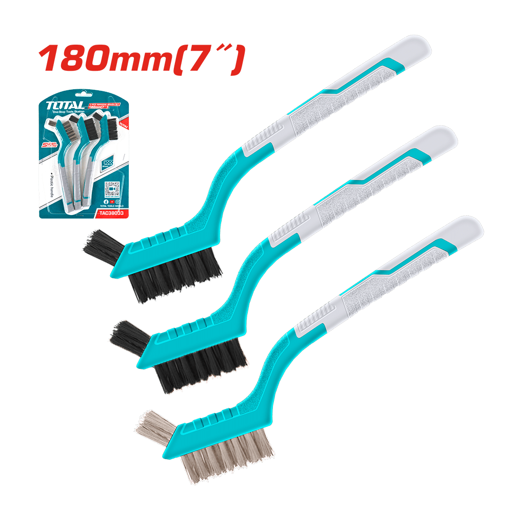 SET DE CEPILLOS ABRASIVOS 180MM(7") 3PCS/SET