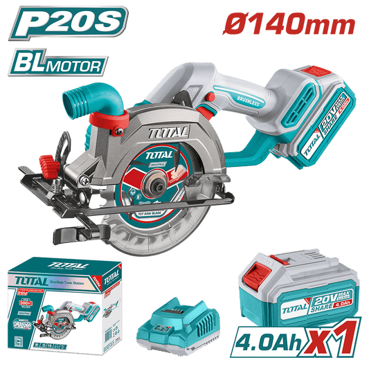 SIERRA CIRCULAR LI-ION 20V 6300RPM 140MM BRUSHLESS 1X4.0AH INDUSTRIAL