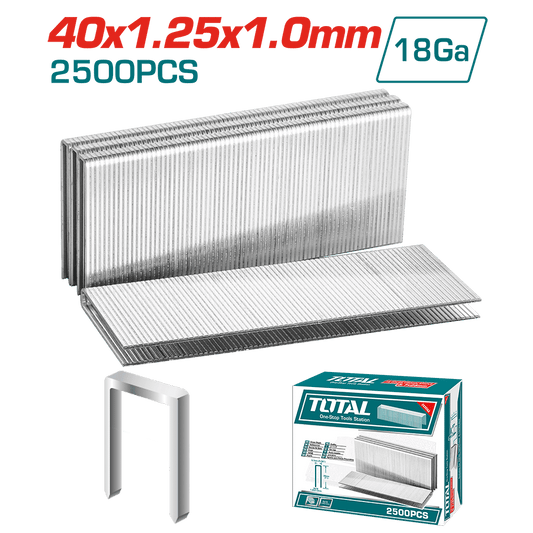 GRAPAS 40MM GA18 1.25X1.0MM 2500PZS/CAJA P/TAT81501