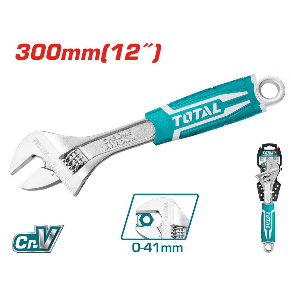 LLAVE AJUSTABLE 300MM(12'') CRV 0-41MM