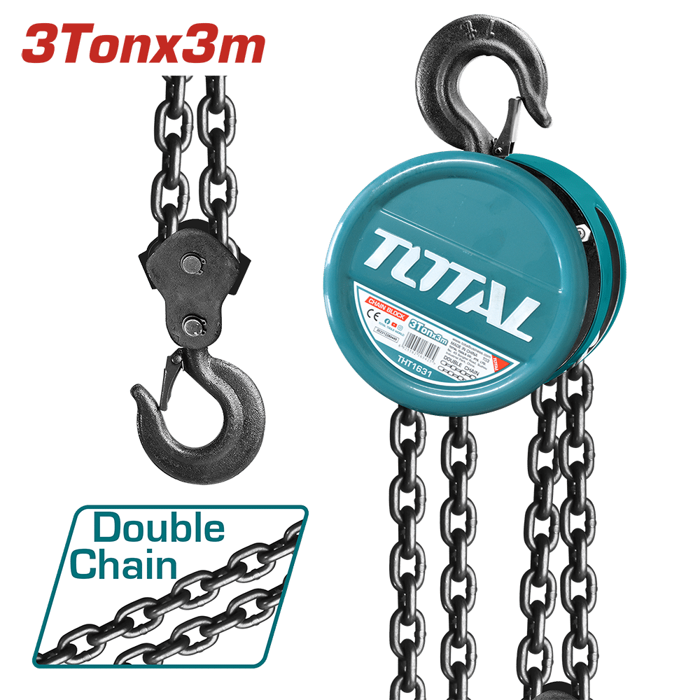 TECLE 3TON ALT:3M 404.0N CADENA DOBLE