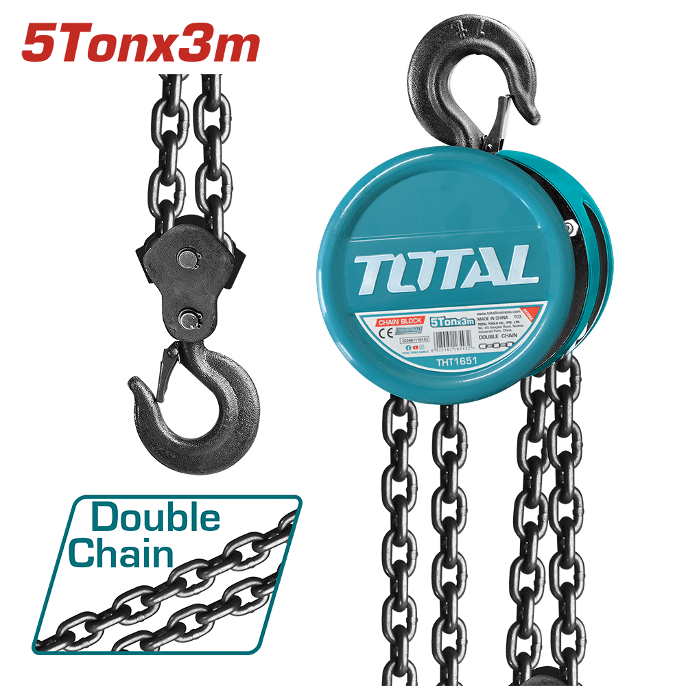 TECLE 5TON ALT:3M 476.0N CADENA DOBLE