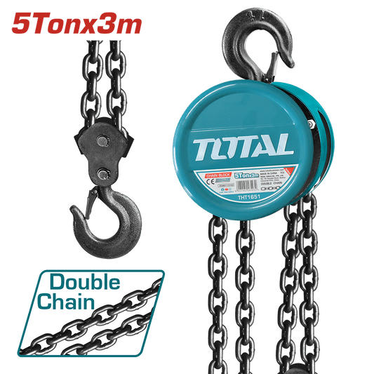 TECLE 5TON ALT:3M 476.0N CADENA DOBLE