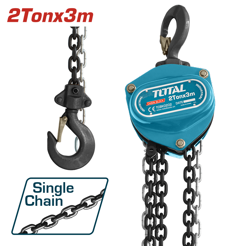 TECLE 2TON ALT:3M 335N UNA CADENA INDUSTRIAL
