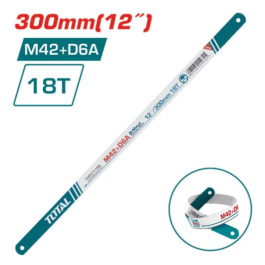 HOJA DE SIERRA BI-METAL M42+D6A 18T 300MM 12'' INDUSTRIAL