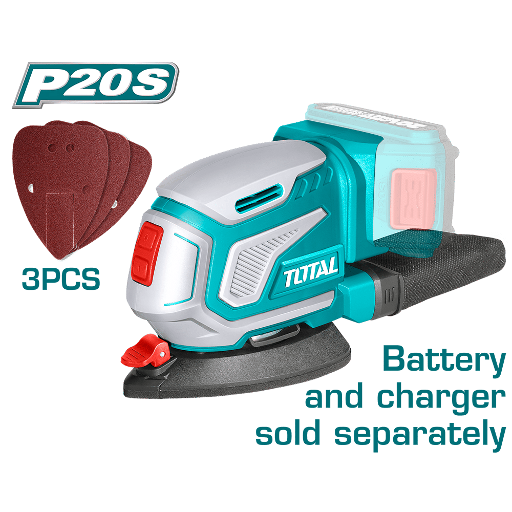 LIJADORA ROTATIVA LI-ION 20V 13000RPM P20S