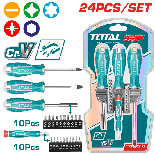SET DESTORNILLADORES 24PZS CR-V