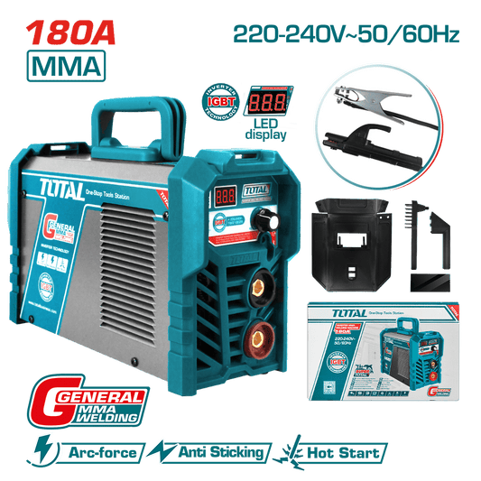 SOLDADORA INVERTER MMA 15-180A LED E:1.6-4.0MM