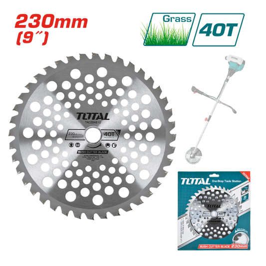 DISCO DE CORTE PARA GUADAÑA ELÉCTRICA 230MM 40T