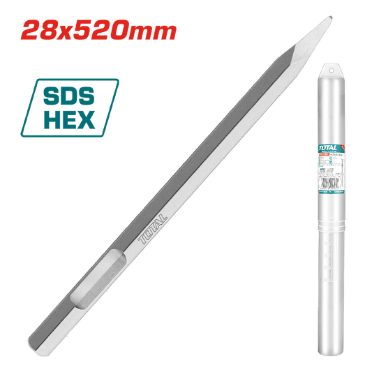 CINCEL HEX 28X520MM PUNTO