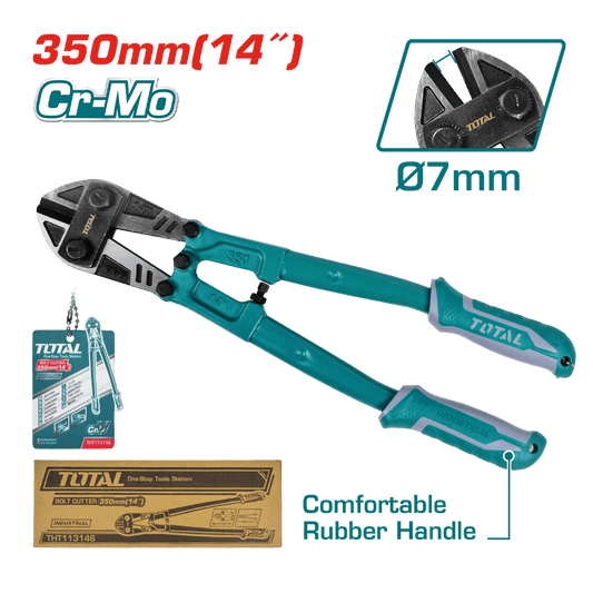 CIZALLA 14" HOJA CR.V 07MM CR-MO MANGO DE GOMA INDUSTRIAL