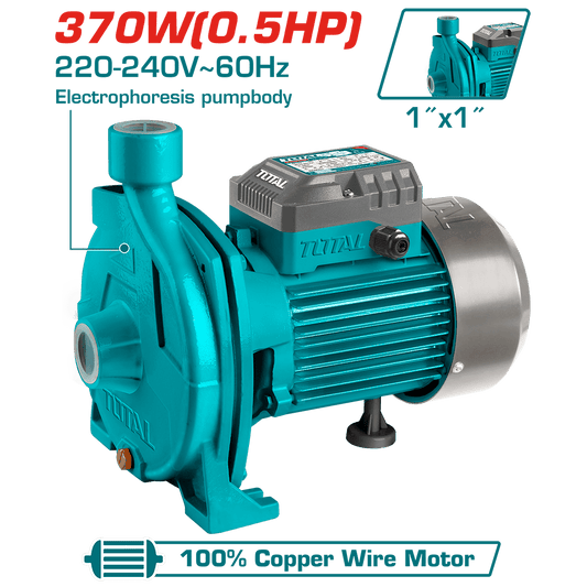 BOMBA DE AGUA CENTRIFUGA 0.5HP 18M 80L/MIN 1X1