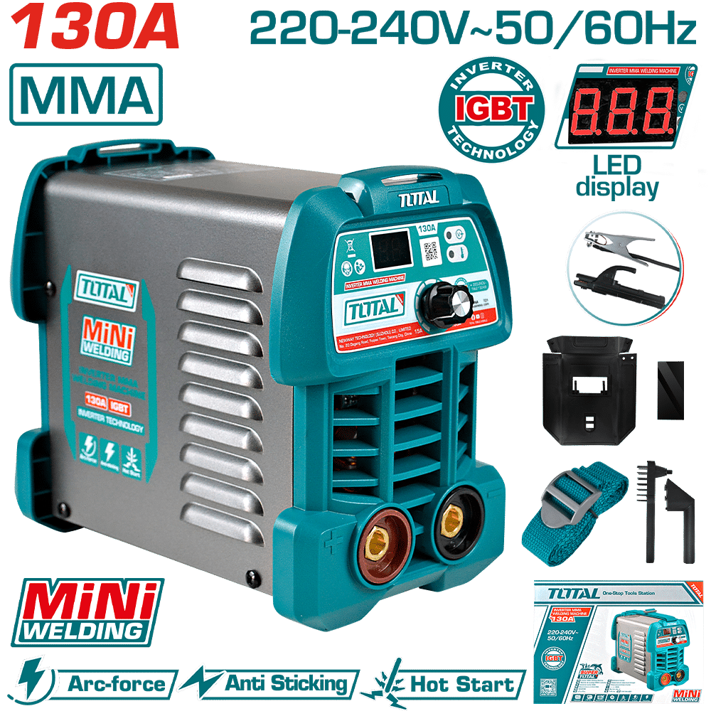 SOLDADORA INVERTER MMA 15-130A LCD E:1.6-3.2