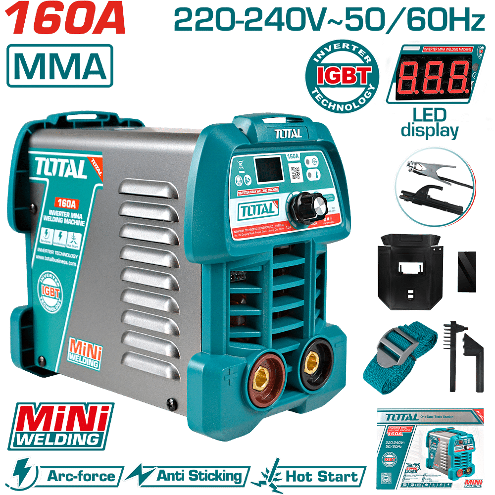 SOLDADORA INVERTER MMA 15-160A LCD E:1.6-3.2