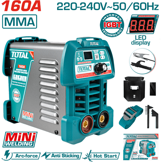 SOLDADORA INVERTER MMA 15-160A LCD E:1.6-3.2