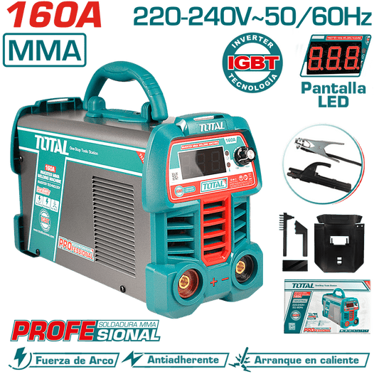 SOLDADORA INVERTER MMA 15-160A LCD E:1.6-4.0