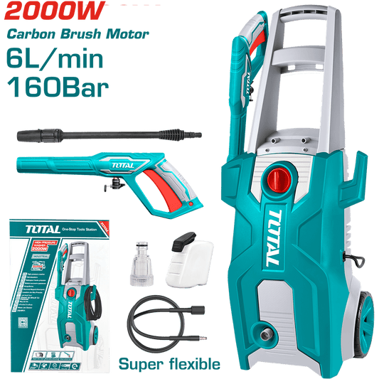 LAVADORA DE ALTA PRESIÓN 2000W 2200PSI 6.0L/MIN INDUSTRIAL