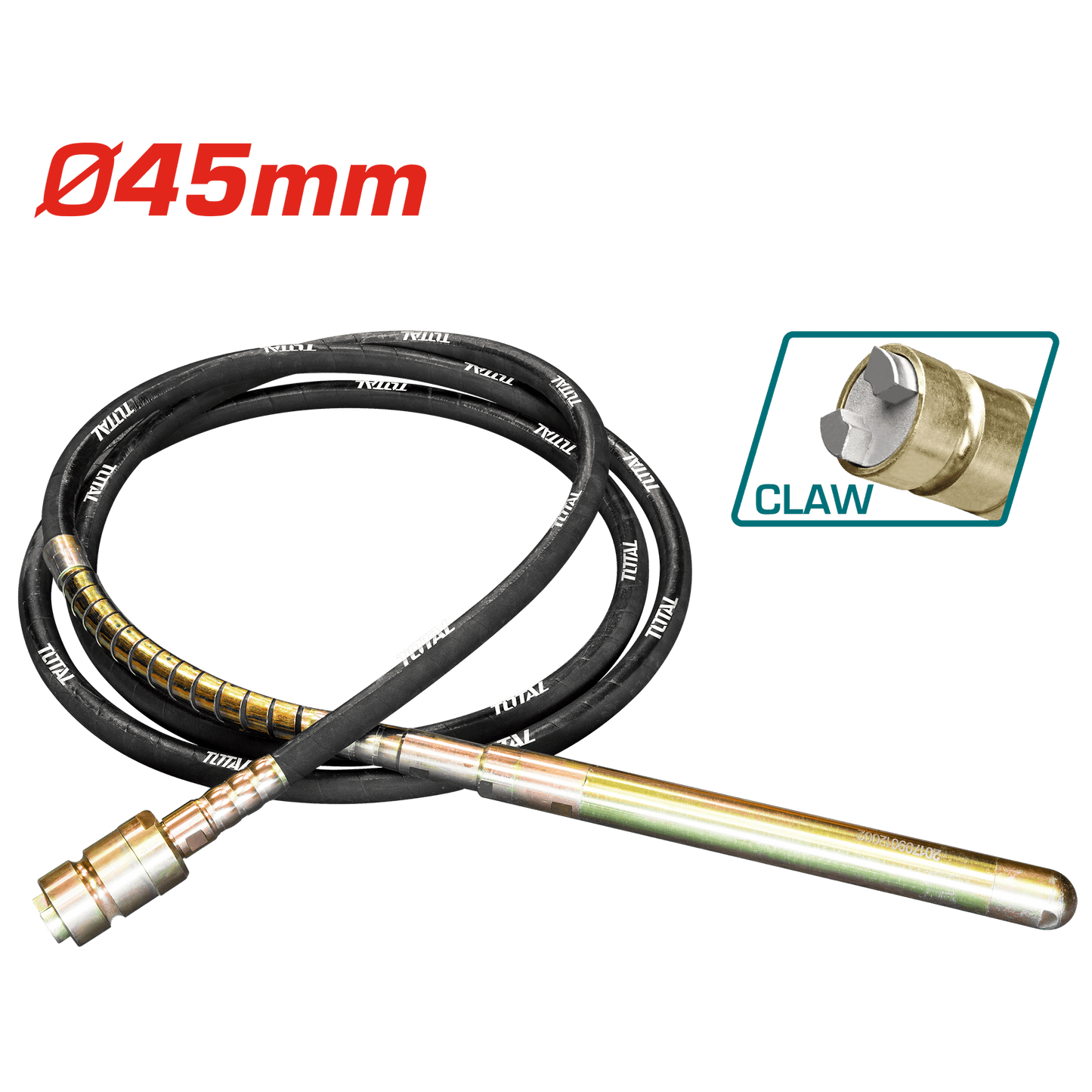 MANGUERA P/VIBRADOR DE CONCRETO 45MM C:475MM