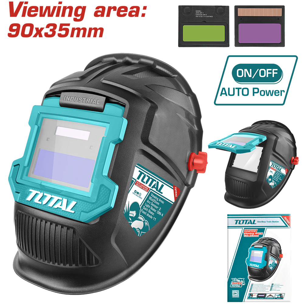 CARETA P/SOLDAR AUTOMATICO DIN4 V:90X35MM SOMBRA 11 SENSORX2