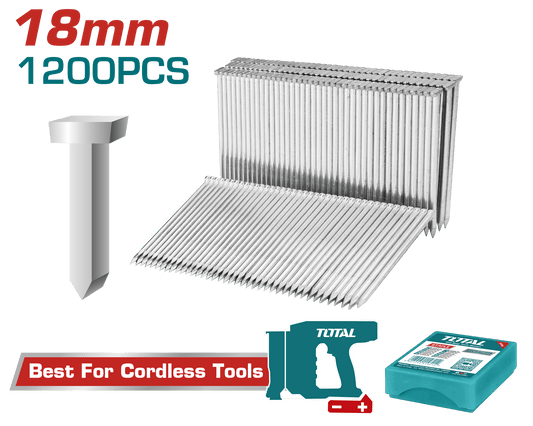 SET CLAVOS PARA CONCRETO 18MM H:6.4MMX2.2MM 1200PCS