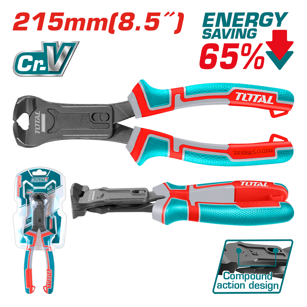 PINZA CORTE EXTREMO ACC COMPUESTA 8.5" 215MM CR.V MEJ:65% INDUSTRIAL