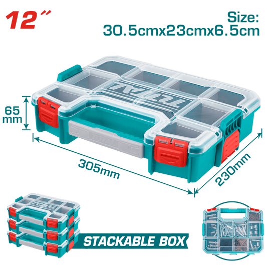 ORGANIZADOR PP 12'' APILABLE 305X230X65MM