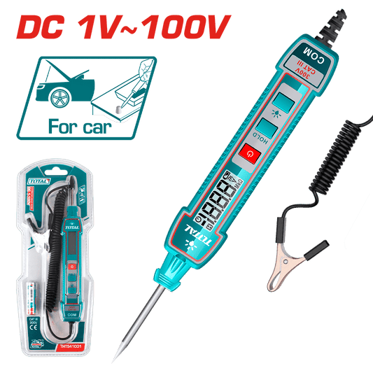 PROBADOR DE CIRCUITO AUTOMOTRIZ DC 1V-100V MAX: 2700MM DIGITAL INDUSTRIAL