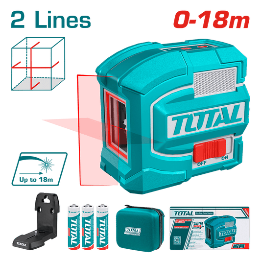 NIVEL LASER 0-18M PRECISION 1.5MM 0-18M L:ROJO 635 MAGNETICO
