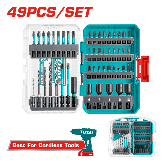 SET DE PUNTAS PARA DESTORNILLADOR DE IMPACTO 49PZS INDUSTRIAL