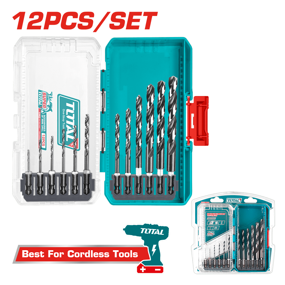 SET DE BROCAS HSS PARA TALADRO 12PCS INDUSTRIAL