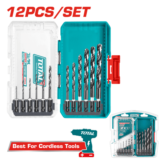 SET DE BROCAS HSS PARA TALADRO 12PCS INDUSTRIAL