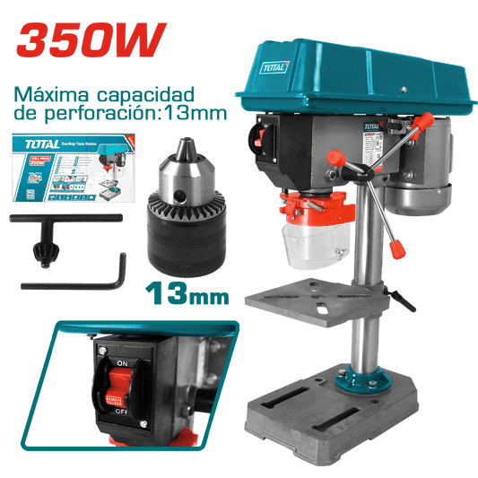 TALADRO DE BANCO 13MM 350W 3070RPM ALTURA 59CM