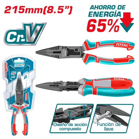 PINZA LARGA ACC COMPUESTA 8.5" 215MM CR.V MEJ:65% INDUSTRIAL