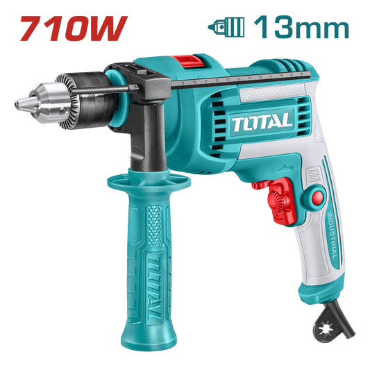 TALADRO PERCUTOR 710W 13MM 0-3000RPM VEL.VARIABLE INDUSTRIAL
