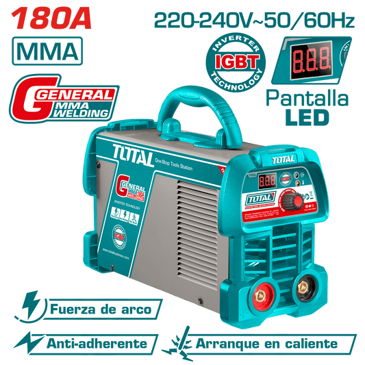 SOLDADORA INVERTER MMA 15-180A LCD E:1.6-4.0