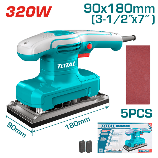 LIJADORA DE ACABADOS 320W 14000RPM 180X90MM INDUSTRIAL