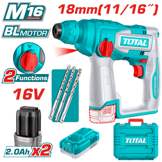 ROTOMARTILLO 16V 18MM 0-850RPM 0-5100BPM 1.8J