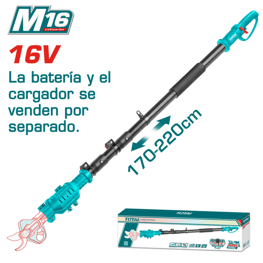 EXTENSION PLEGABLE PARA TIJERA JARDINERIA 16V 1.7-2.2M INDUSTRIAL