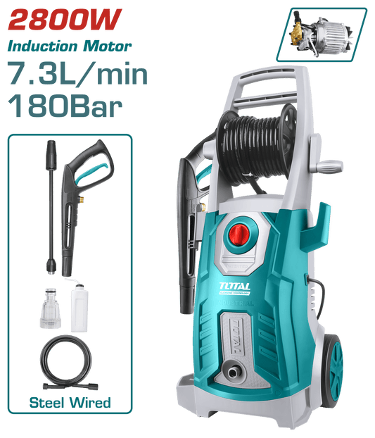 LAVADORA DE ALTA PRESIÓN 2800W 2600PSI 7.3L/MIN INDUSTRIAL