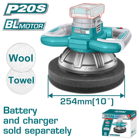 PULIDORA 20V 254MM 25000RPM BLMOTOR +ACC INDUSTRIAL