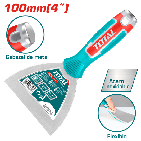 ESPATULA PARA MASILLA 60MM(2.5PULG) ACERO INOX