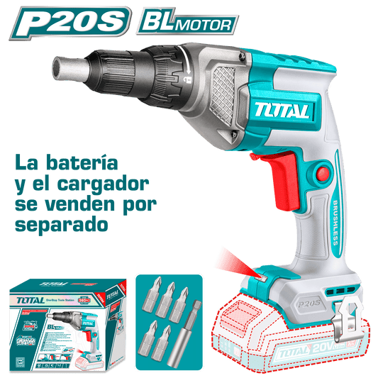ATORNILLADOR DRYWALL 20V 1/4 HEX 30NM 0-42000RPM 4.2MM INDUSTRIAL