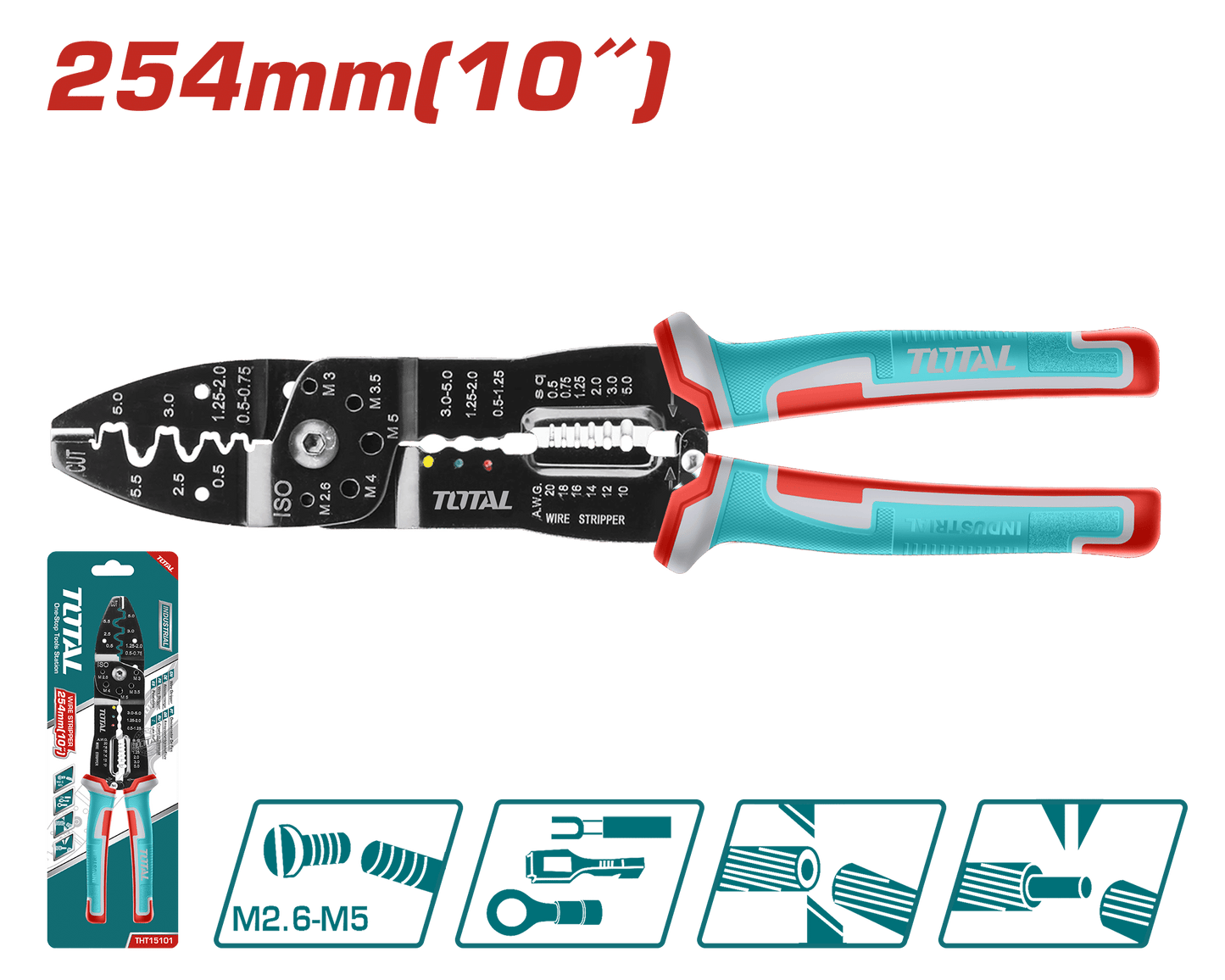 PELACABLE 254MM (10'') MULTIFUNCIONES INDUSTRIAL